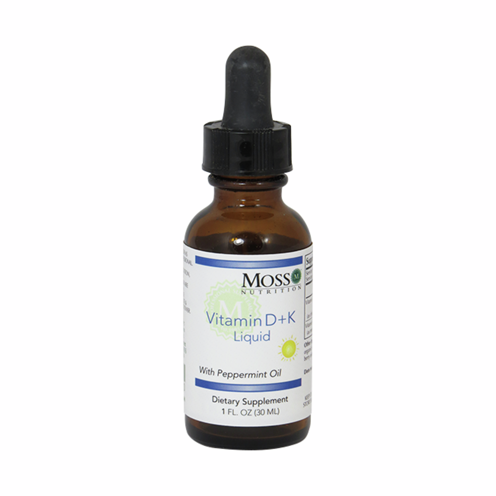 Vitamin D + K Liquid - 30ml | Moss Nutrition