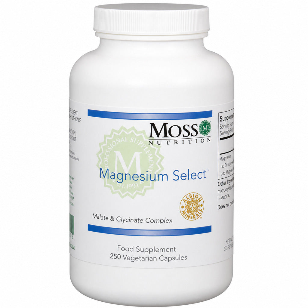 Magnesium Select - 250 Capsules | Moss Nutrition