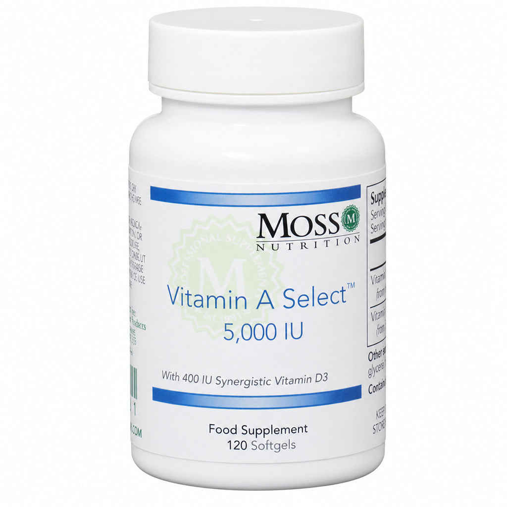 Vitamin A Select - 120 Softgels | Moss Nutrition