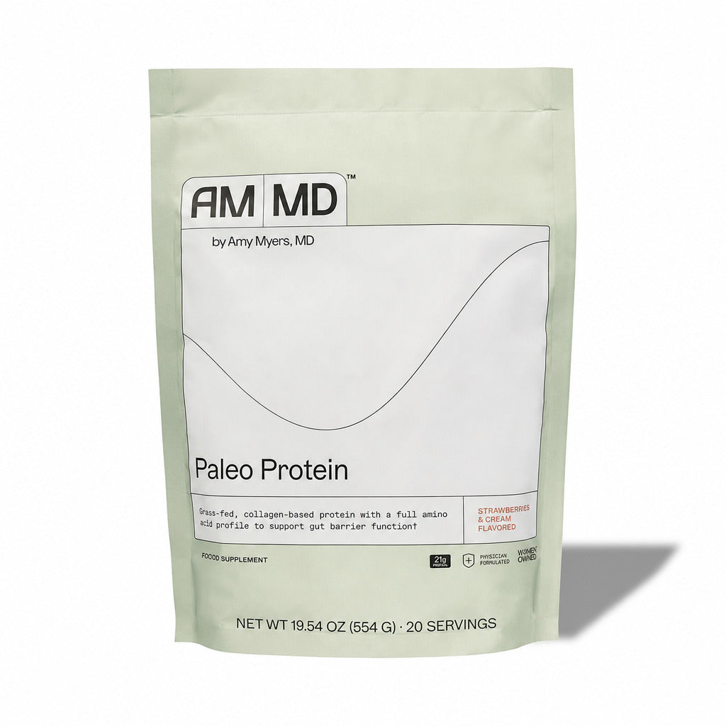 Paleo Protein (Strawberries & Cream) - 554g | Amy Myers MD