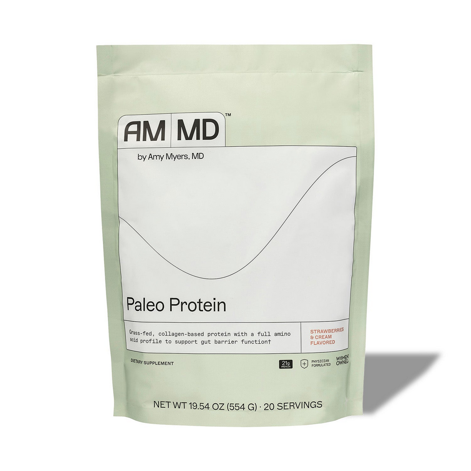 Paleo Protein (Strawberries & Cream) - 554g | Amy Myers MD