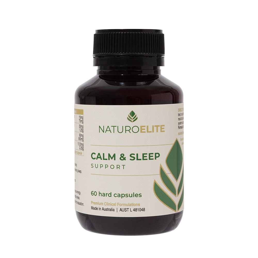 Calm & Sleep Support - 60 Capsules | NaturoElite