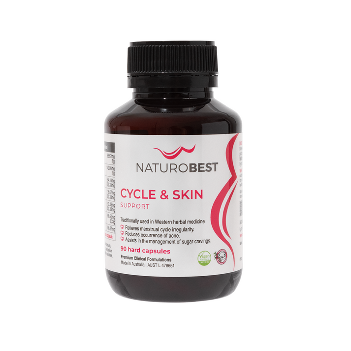 Cycle & Skin Support - 90 Capsules | NaturoBest