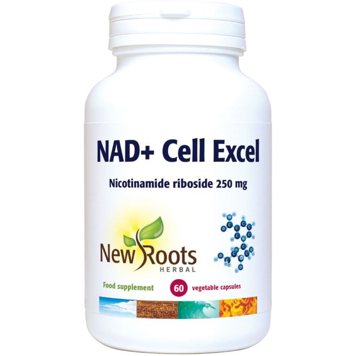 NAD+ Cell Excel - 60 Capsules | New Roots Herbal