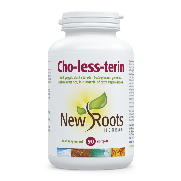 Cho-less-terin - 90 Softgels | New Roots Herbal