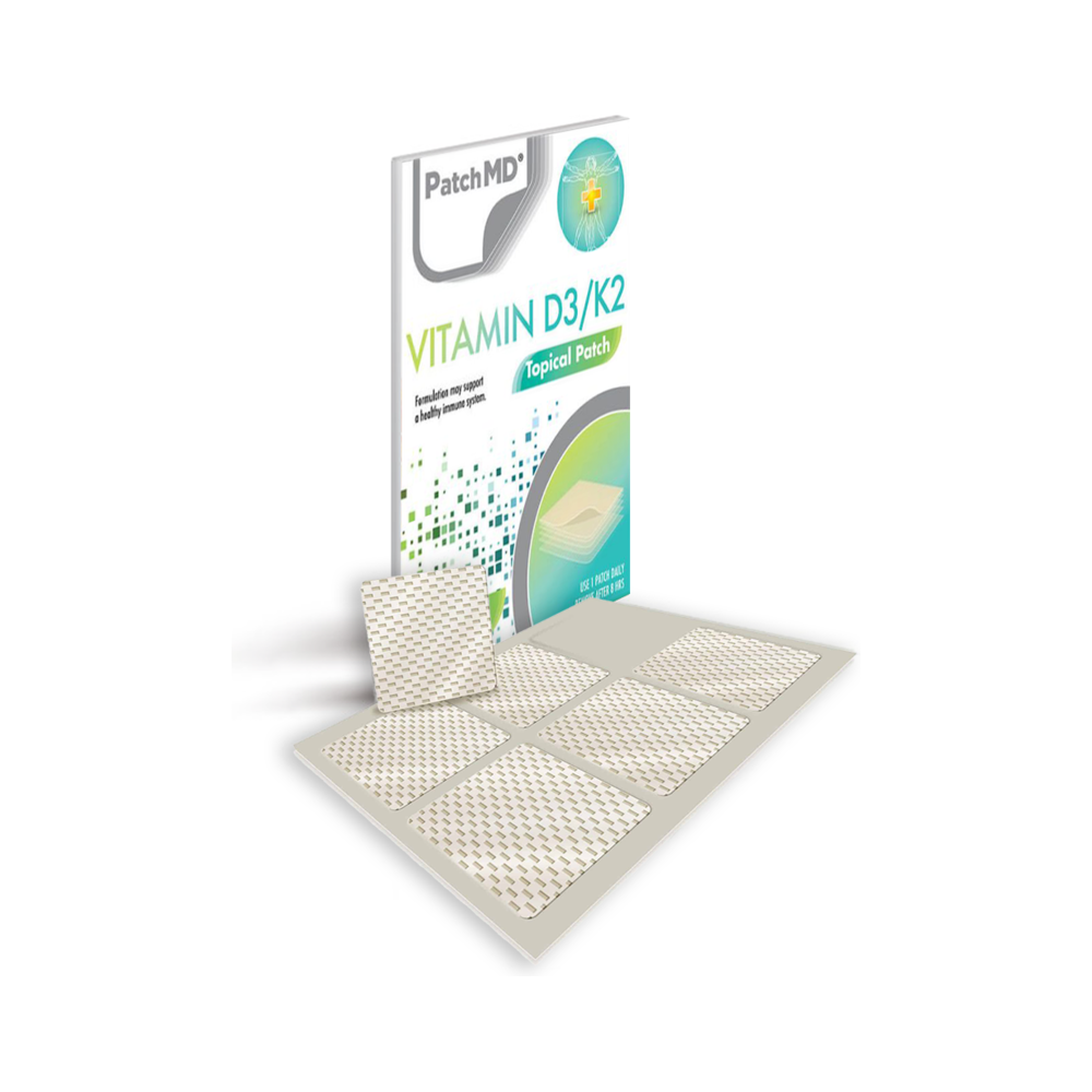 Vitamin D3/K2 Topical Patch - 30 Patches | PatchMD