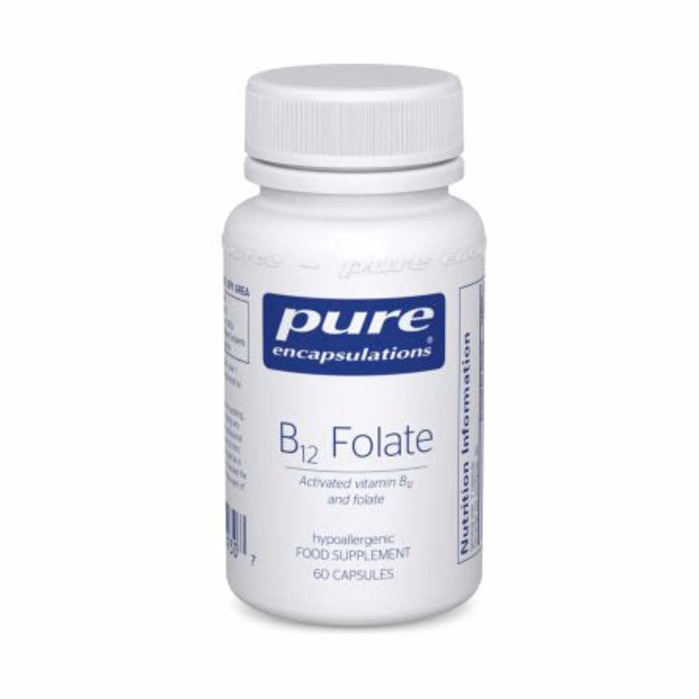 B12 Folate - 60 Capsules | Pure Encapsulations