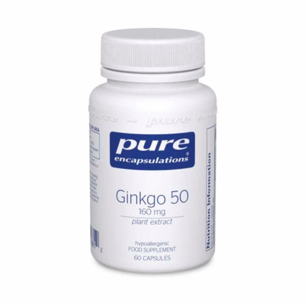 Ginkgo 50 160 mg - 60 Capsules | Pure Encapsulations