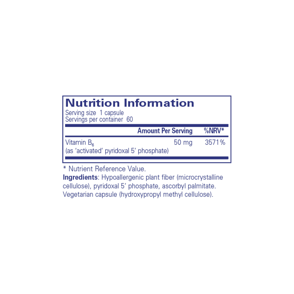 P5P 50 - 60 capsules | Pure Encapsulations