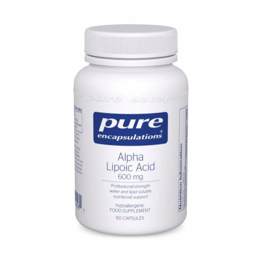 Alpha Lipoic Acid 600mg - 60 Capsules | Pure Encapsulations