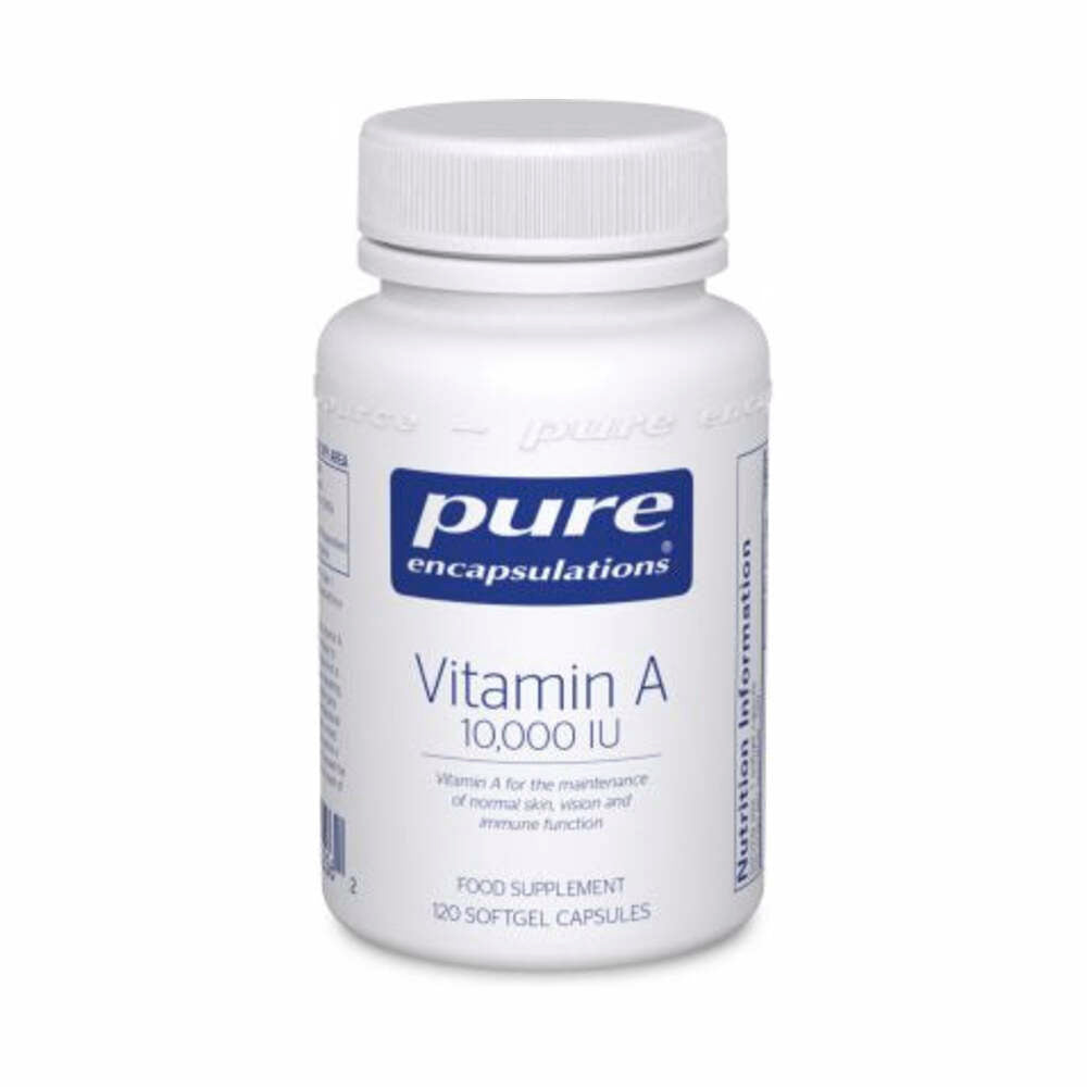 Vitamin A 10,000 IU  - 120 Softgels | Pure Encapsulations
