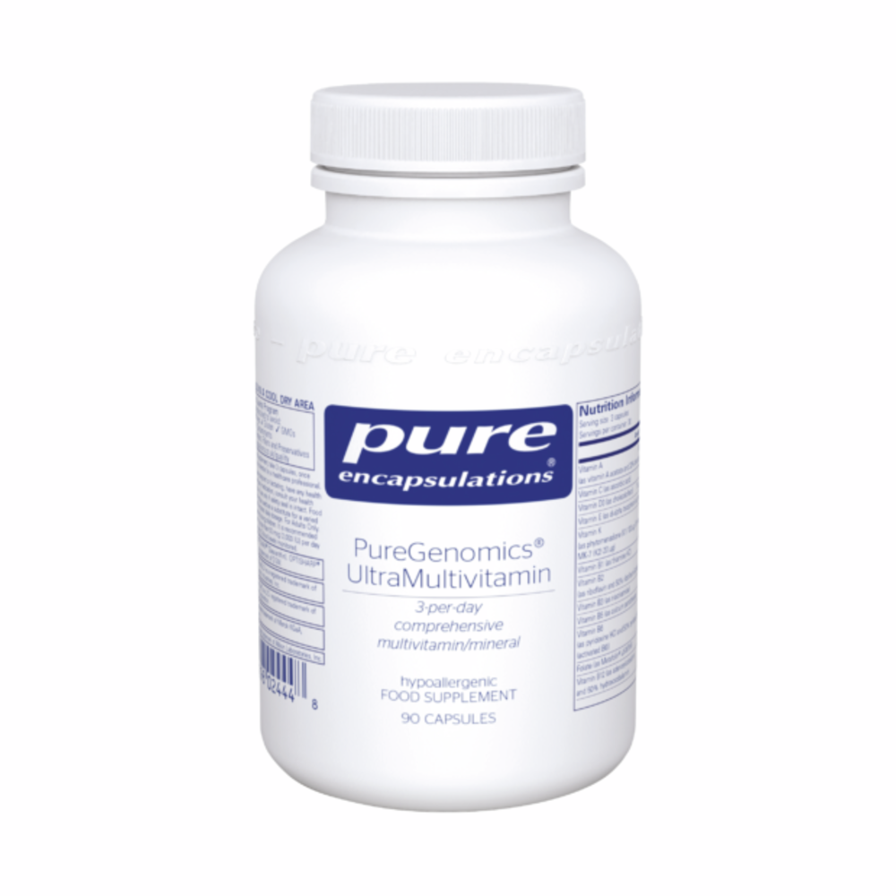 PureGenomics UltraMultivitamin - 90 Capsules | Pure Encapsulations