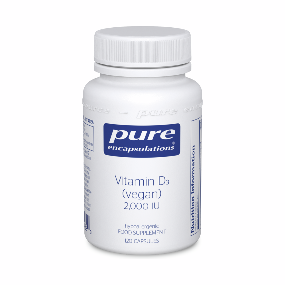 Vitamin D3 Vegan - 120 Capsules | Pure Encapsulations