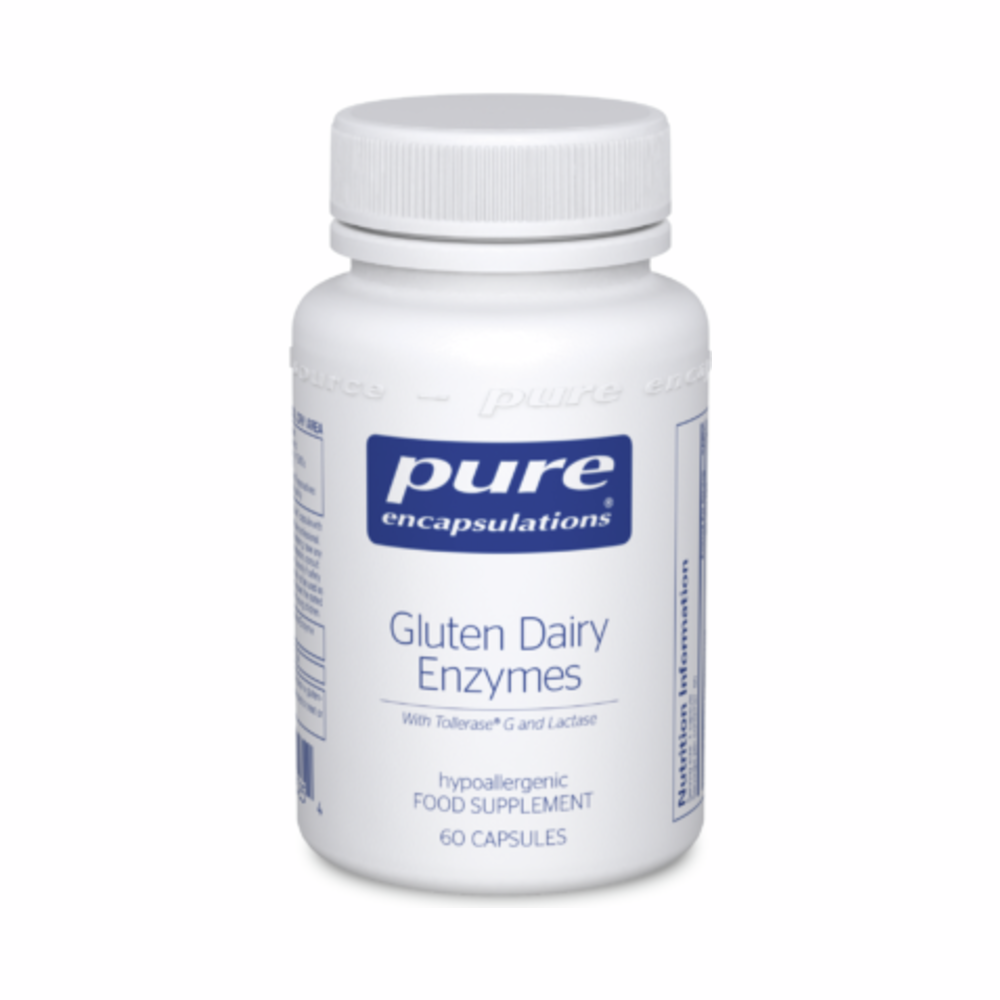 Gluten Dairy Enzymes - 60 Capsules | Pure Encapsulations