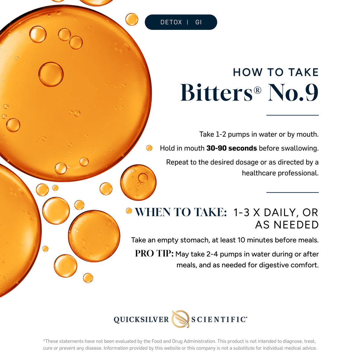 Bitters No.9  - 50ml | Quicksilver Scientific