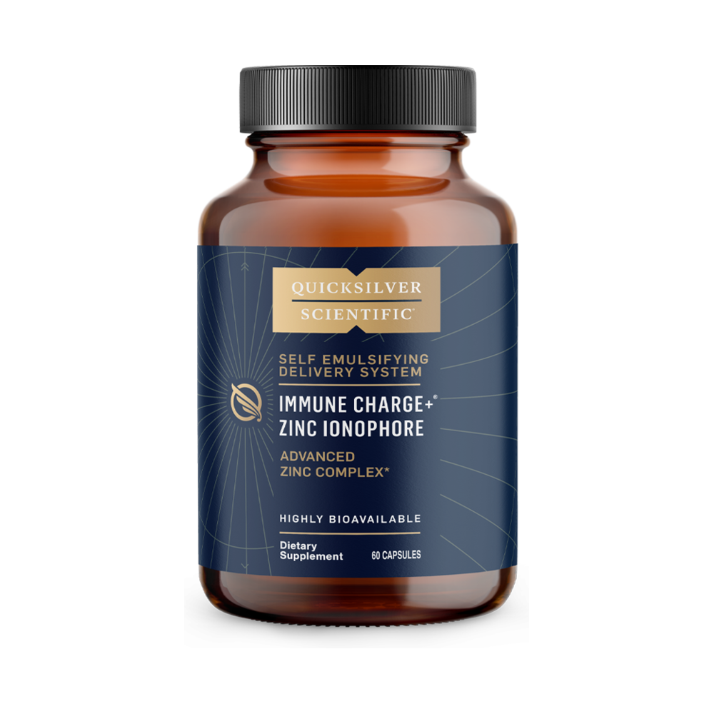 Immune Charge+ Zinc Ionophore - 60 Capsules | Quicksilver Scientific