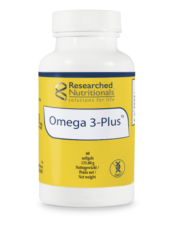 Omega-3 Plus - 60 Softgels | Researched Nutritionals