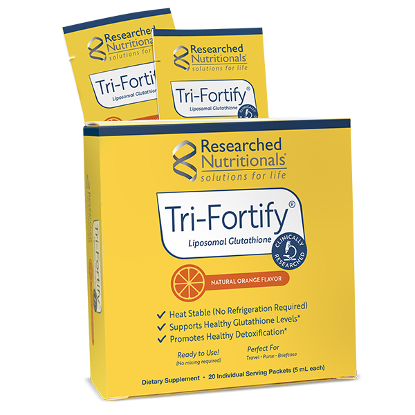 Tri-Fortify Orange (Liposomal Glutathione) - 20 Packets | Researched Nutritionals