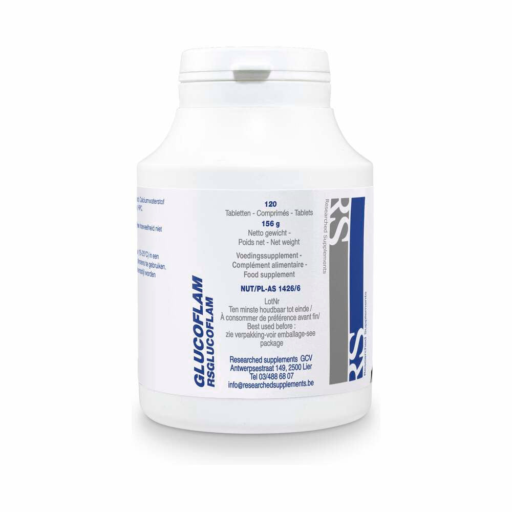 Glucoflam (Glucosamine & Chrondrotin) - 120 Tablets | Researched Supplements