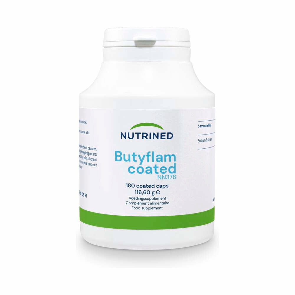 Butyflam Coated - 180 Capsules | Researched Supplements