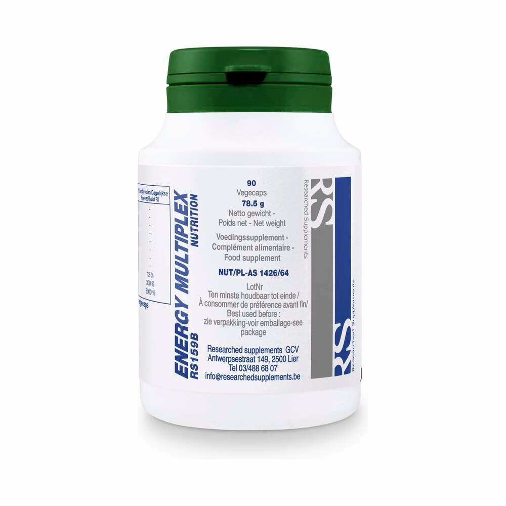 Energy MultiPlex - 90 Capsules | Researched Supplements