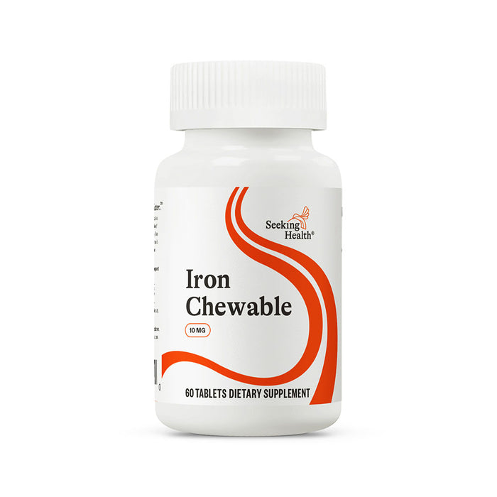 Iron Chewable - 60 Tablets | Seeking Health