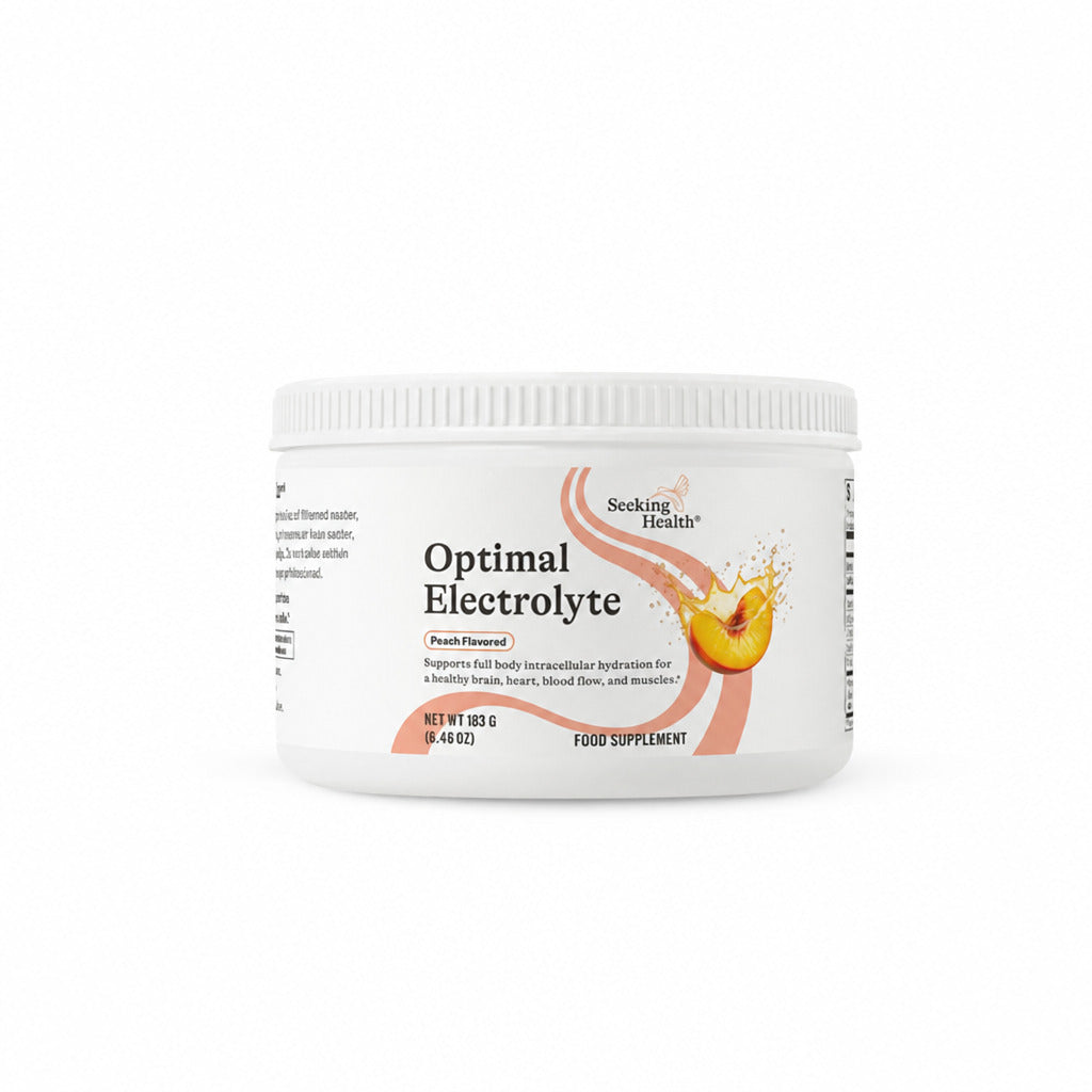 Optimal Electrolyte (Peach Flavour) - 183g | Seeking Health
