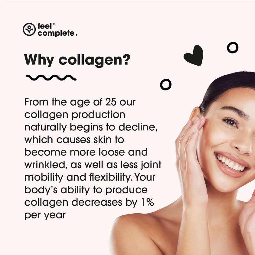Skin Collagen - Grass Fed Collagen Peptides - 300g | Feel Complete