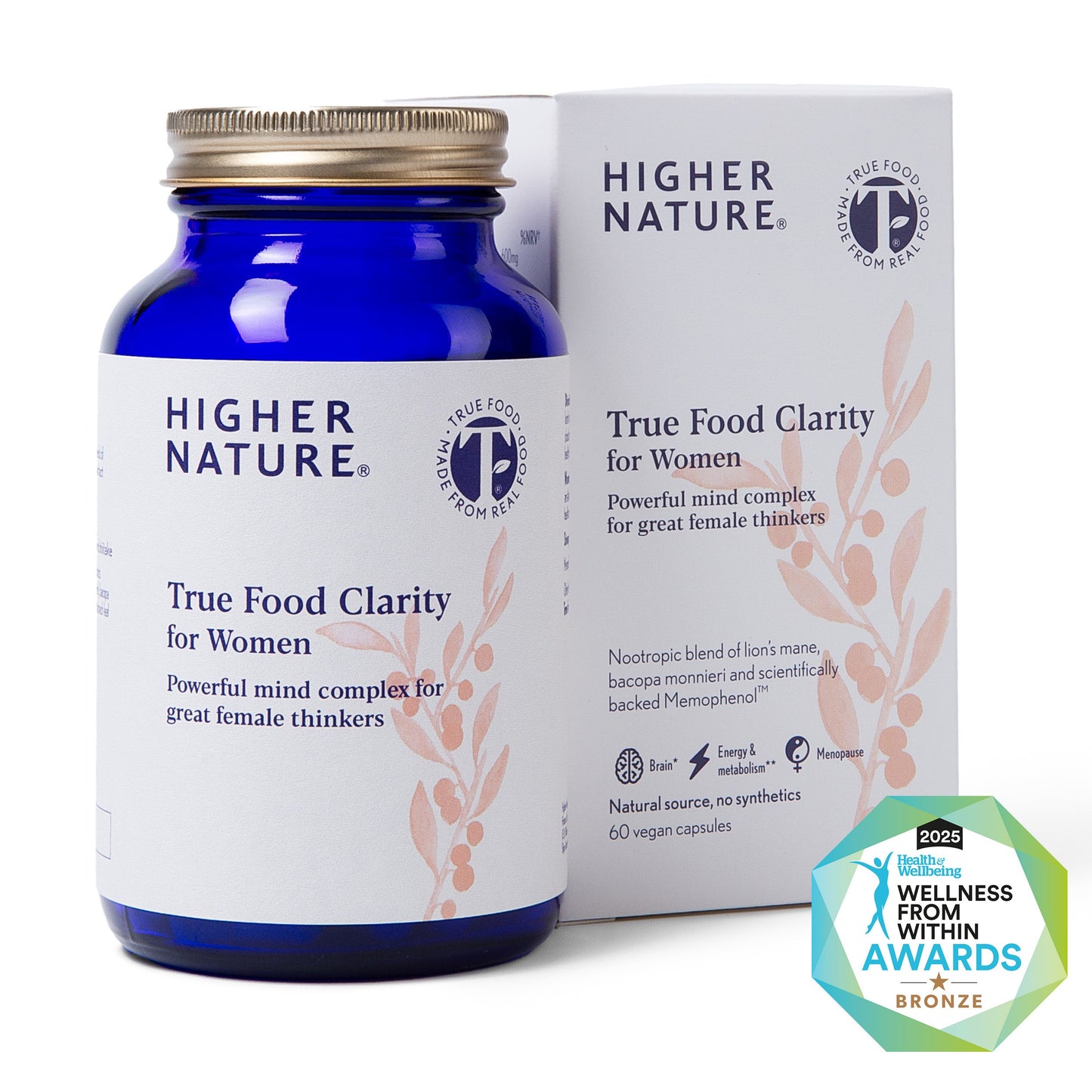 True Food Clarity for Women - 60 Capsules | Higher Nature
