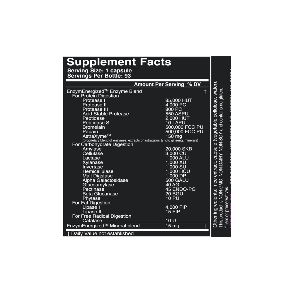 Digestxym+ - 93 Capsules | US Enzymes