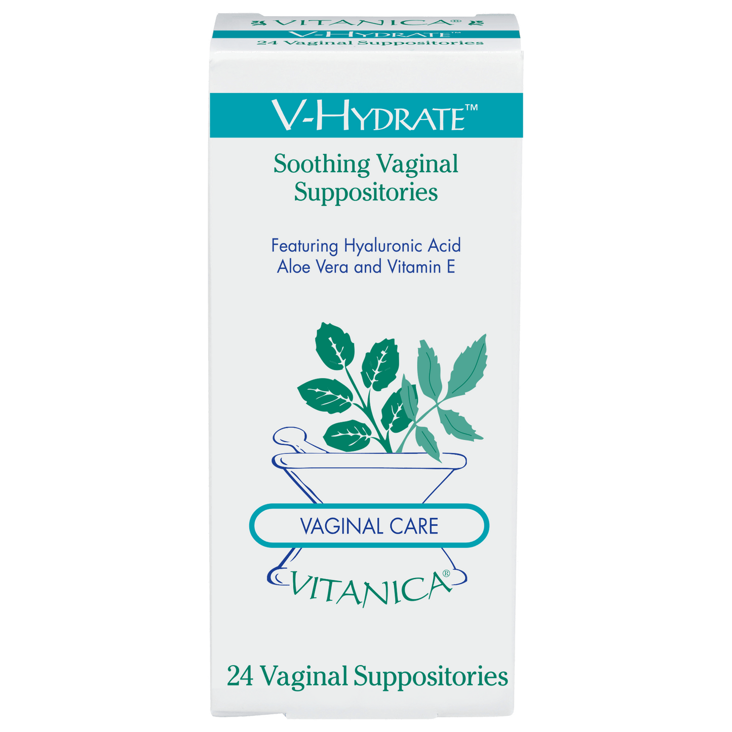 V-Hydrate - 24 Vaginal Suppositories | Vitanica