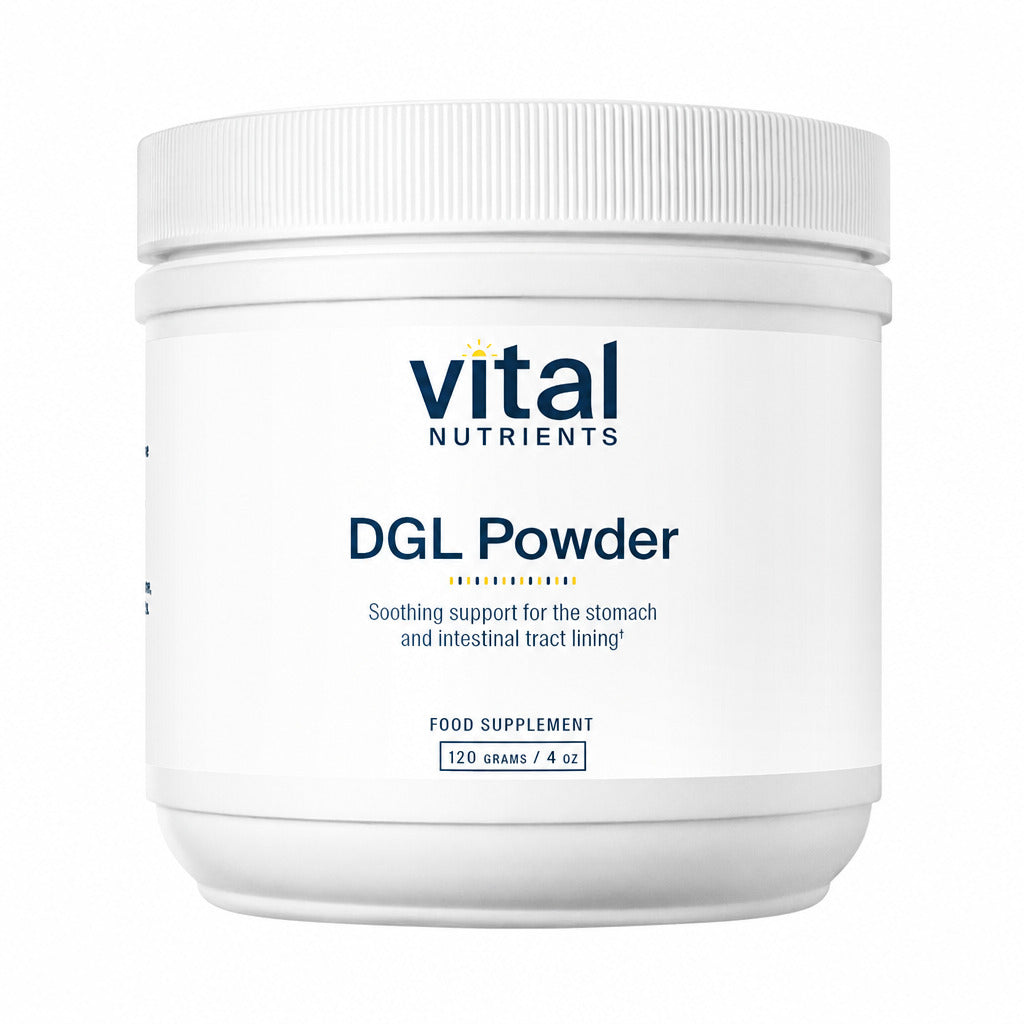 DGL Powder (Deglycyrrhizinated Licorice) - 120g | Vital Nutrients