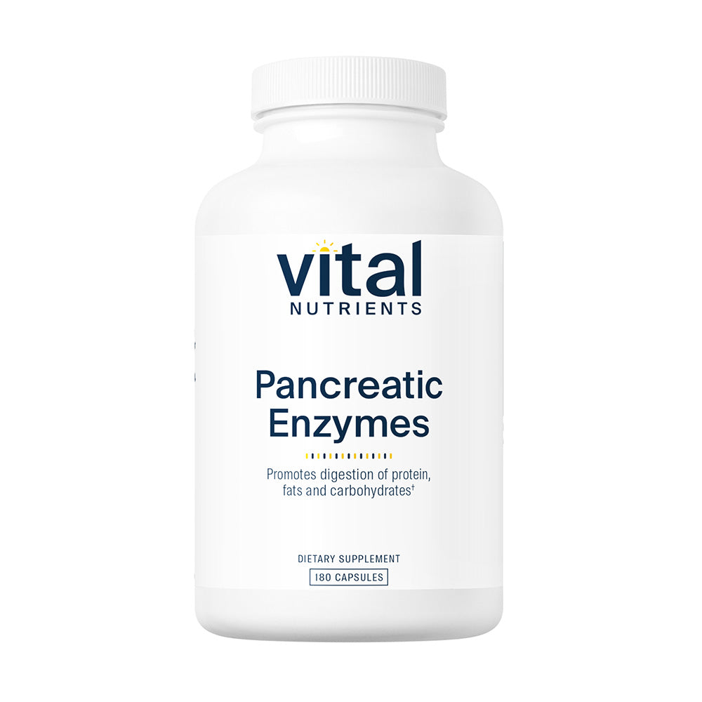 Pancreatic Enzymes 1000mg (Full Strength) - 180 Capsules | Vital Nutrients
