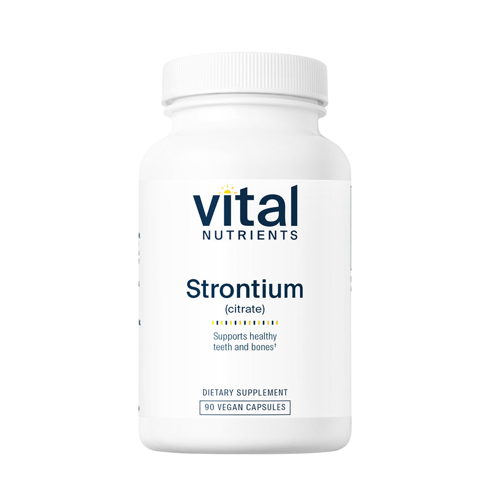 Strontium Citrate 227mg - 90 Capsules | Vital Nutrients