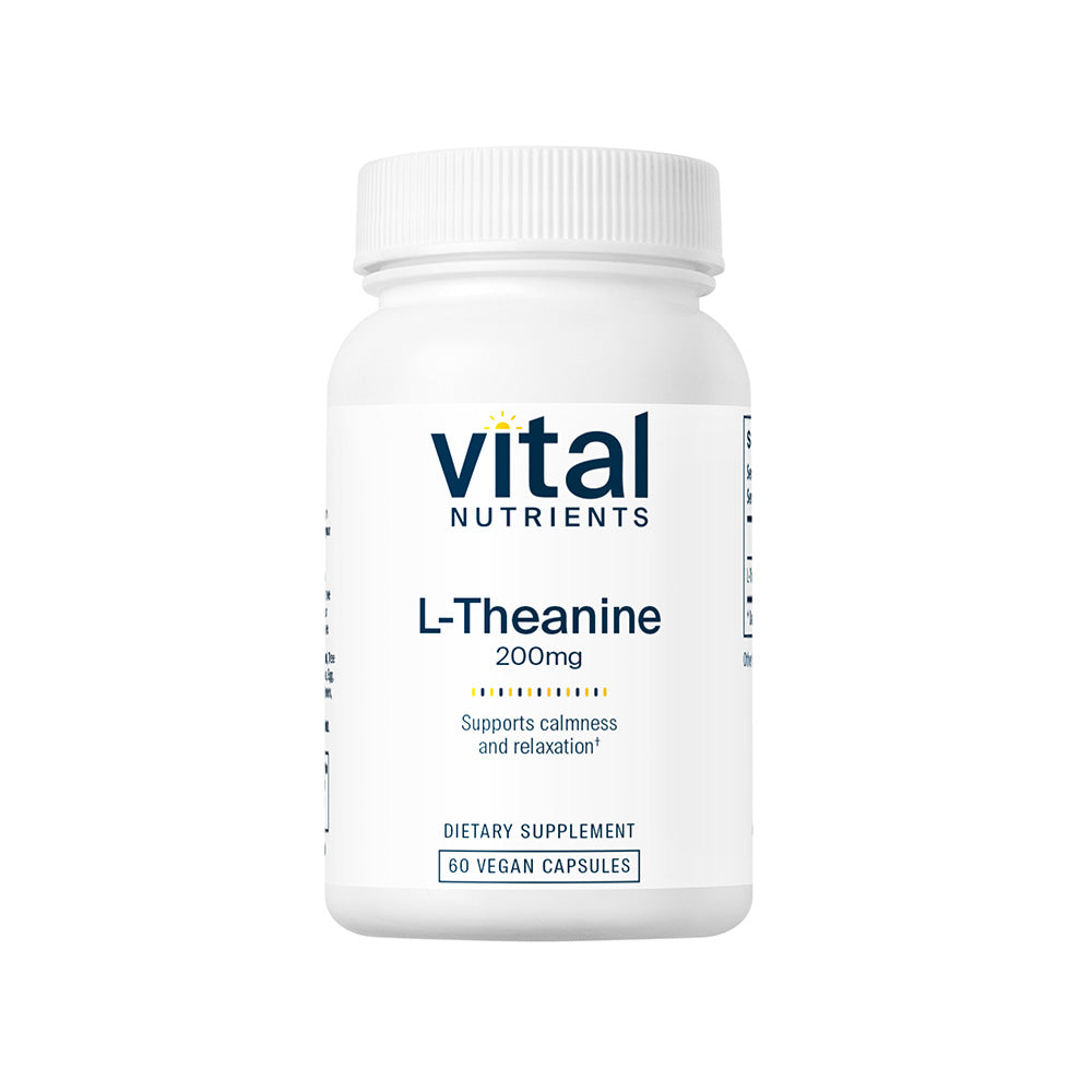L-Theanine 200mg - 60 Capsules | Vital Nutrients