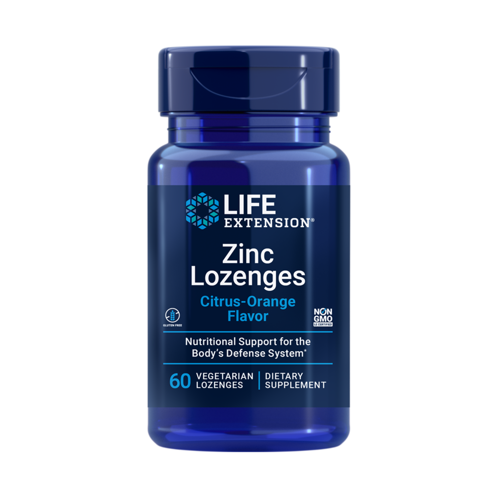 Zinc Lozenges - 60 Lozenges | Life Extension