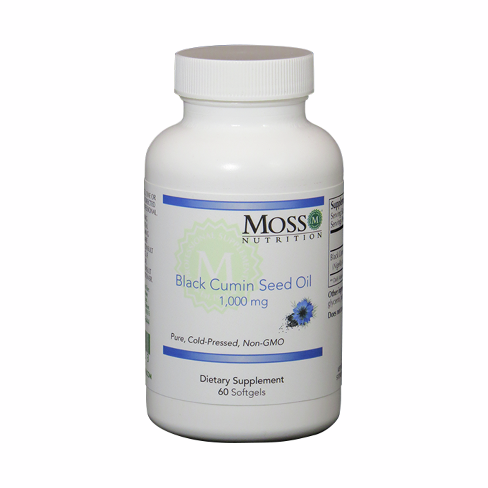 Black Cumin Seed Oil 1000mg - 60 Softgels | Moss Nutrition