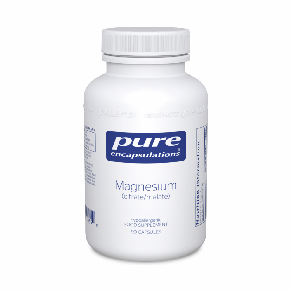 Magnesium (citrate/malate) - 90 Capsules | Pure Encapsulations