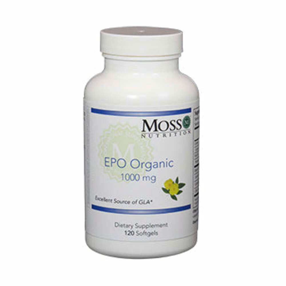EPO Organic (Evening Primrose Oil) 1000mg - 120 Softgels | Moss Nutrition